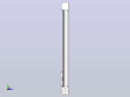 带式直线轴半闭式TPA-ONB-120-256-L1050-DL-J90-N3左视缩略图