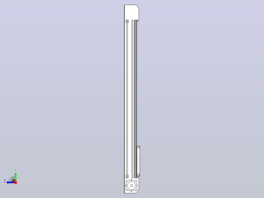 带式直线轴半闭式TPA-ONB-120-256-L1050-DL-J90-N3右视缩略图
