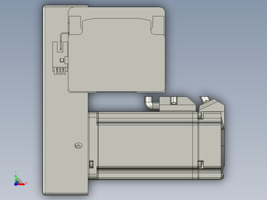 皮带直线轴半封闭可选导轨TPA-HNB-85D-90-L1050-RP-Y-P20-N3前视缩略图