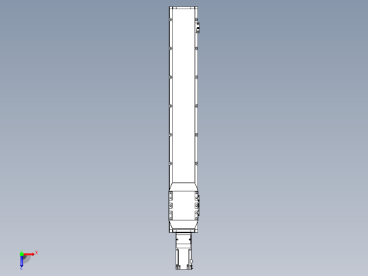 滚珠丝杠直线轴内置导轨TPA-GCR-150-2010C-L900-M-M75-N3俯视缩略图
