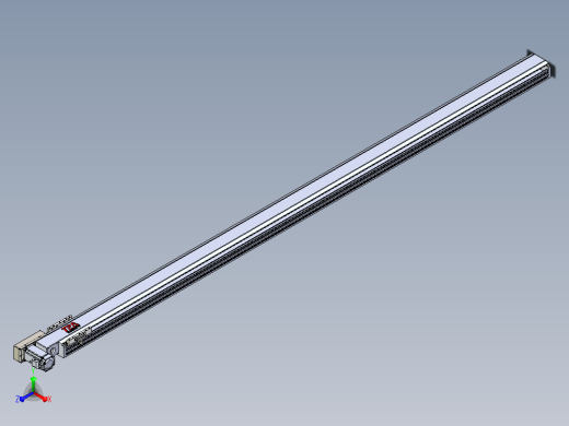 皮带直线轴半封闭可选导轨TPA-HNB-120D-110-L2500-ML-C-P40-N3主视缩略图
