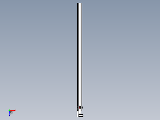 皮带直线轴半封闭可选导轨TPA-HNB-120D-110-L2500-ML-C-P40-N3俯视缩略图