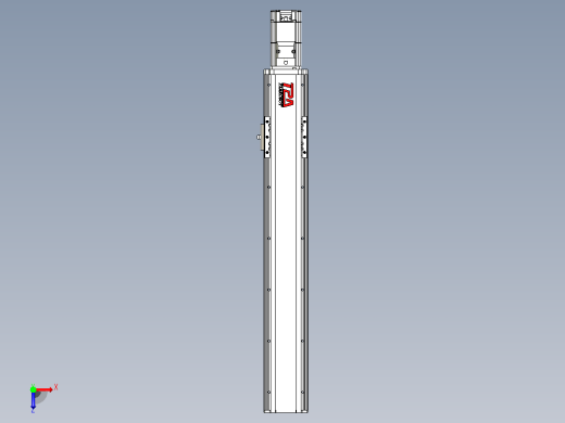 日规模组半封闭丝杆TPA-HNR-85D-1610C-L450-M-Y-P20-N3俯视缩略图