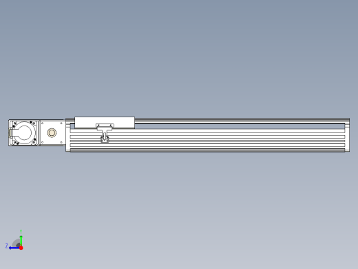皮带直线轴半封闭可选导轨TPA-HNB-202D-140-L600-ML-C-P75-N3右视缩略图