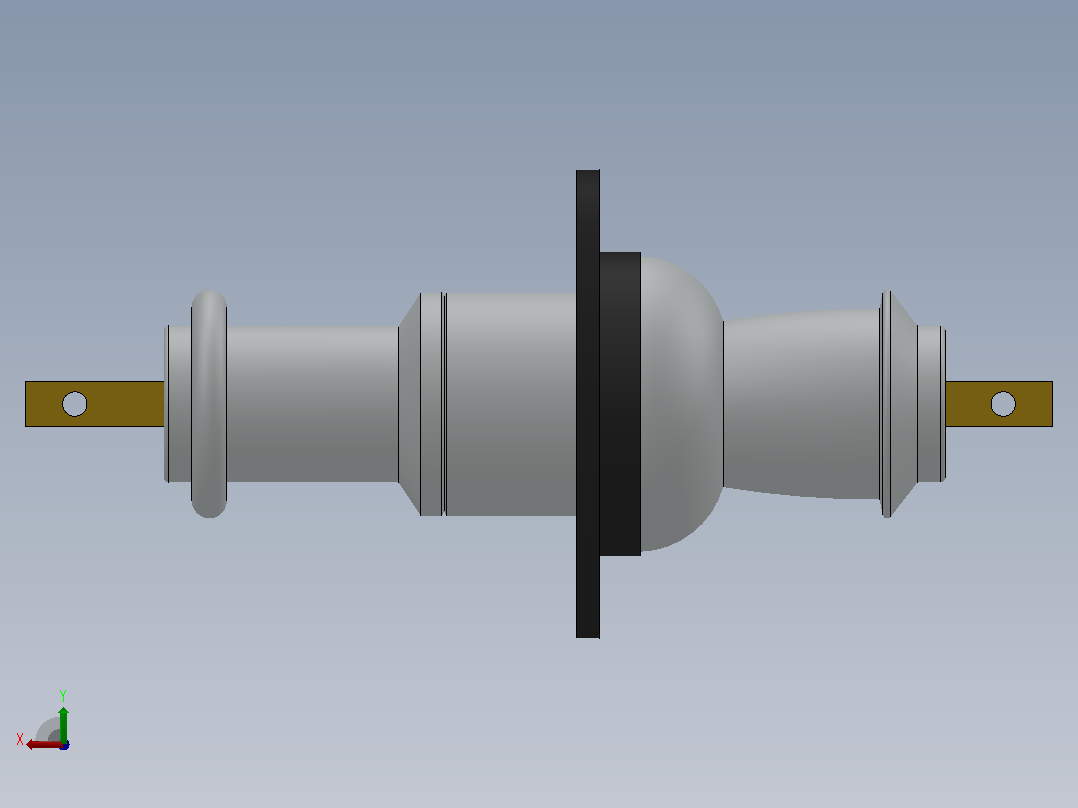 CB-10-12KV╱630A户内高压陶瓷穿墙套管[CB-10／200]后视图