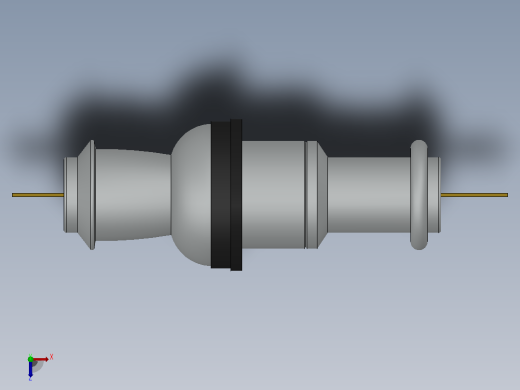 CB-10-12KV╱630A户内高压陶瓷穿墙套管[CB-10／200]俯视缩略图