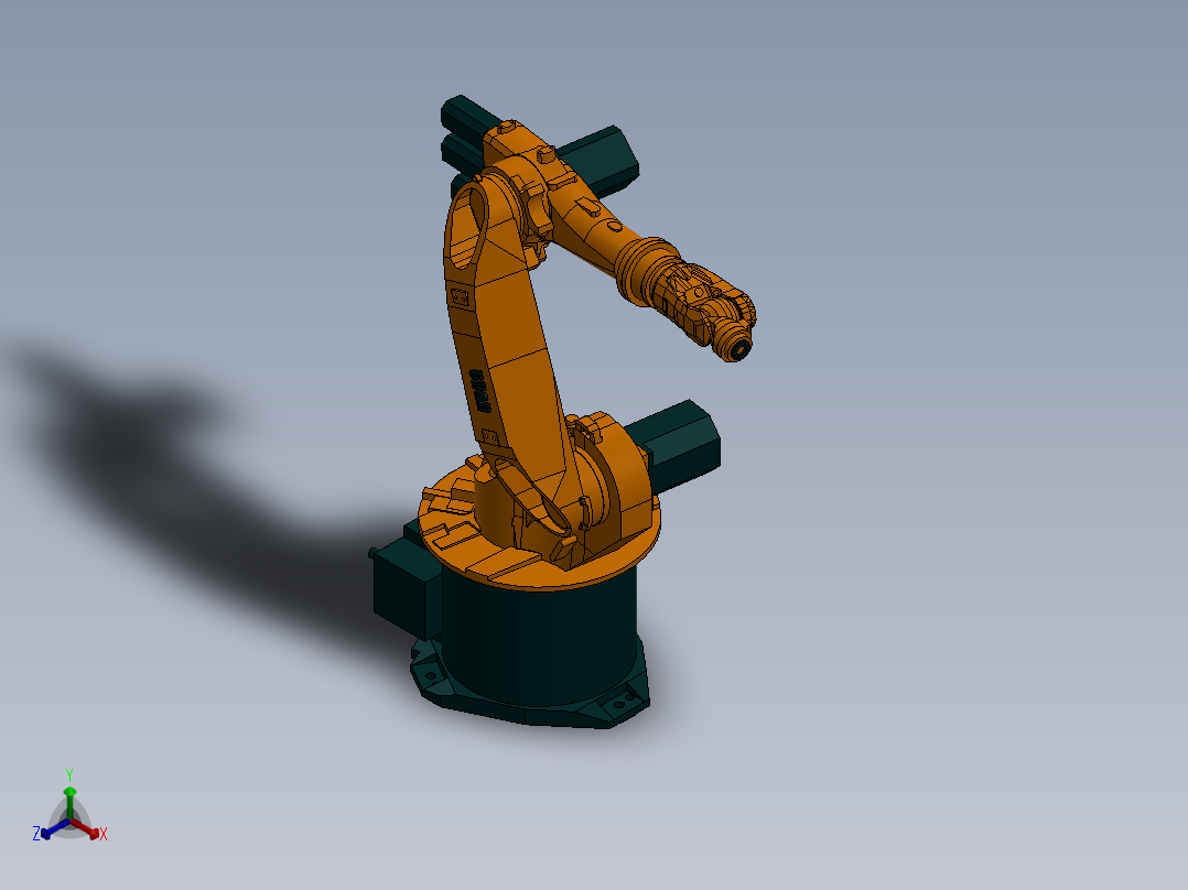 KUKA KR 6正等轴测图