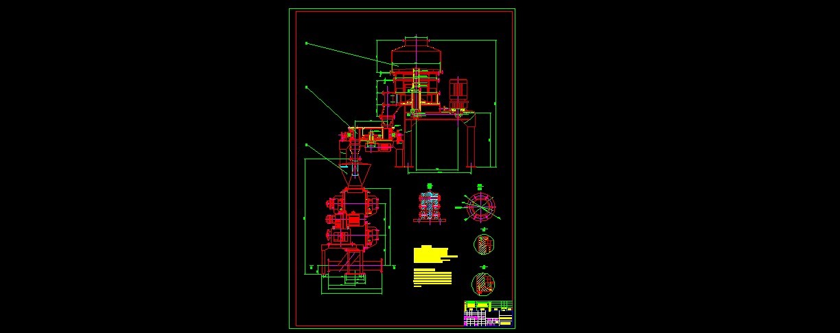 粉体定量稳流供料系统（全套3D和CAD图）