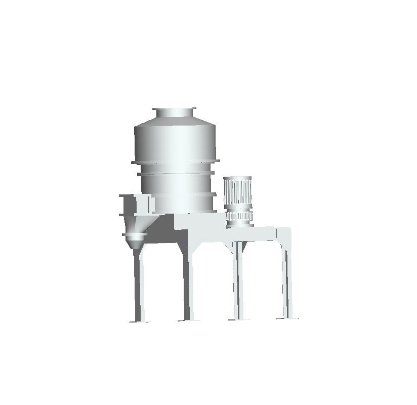 粉体定量稳流供料系统（全套3D和CAD图）