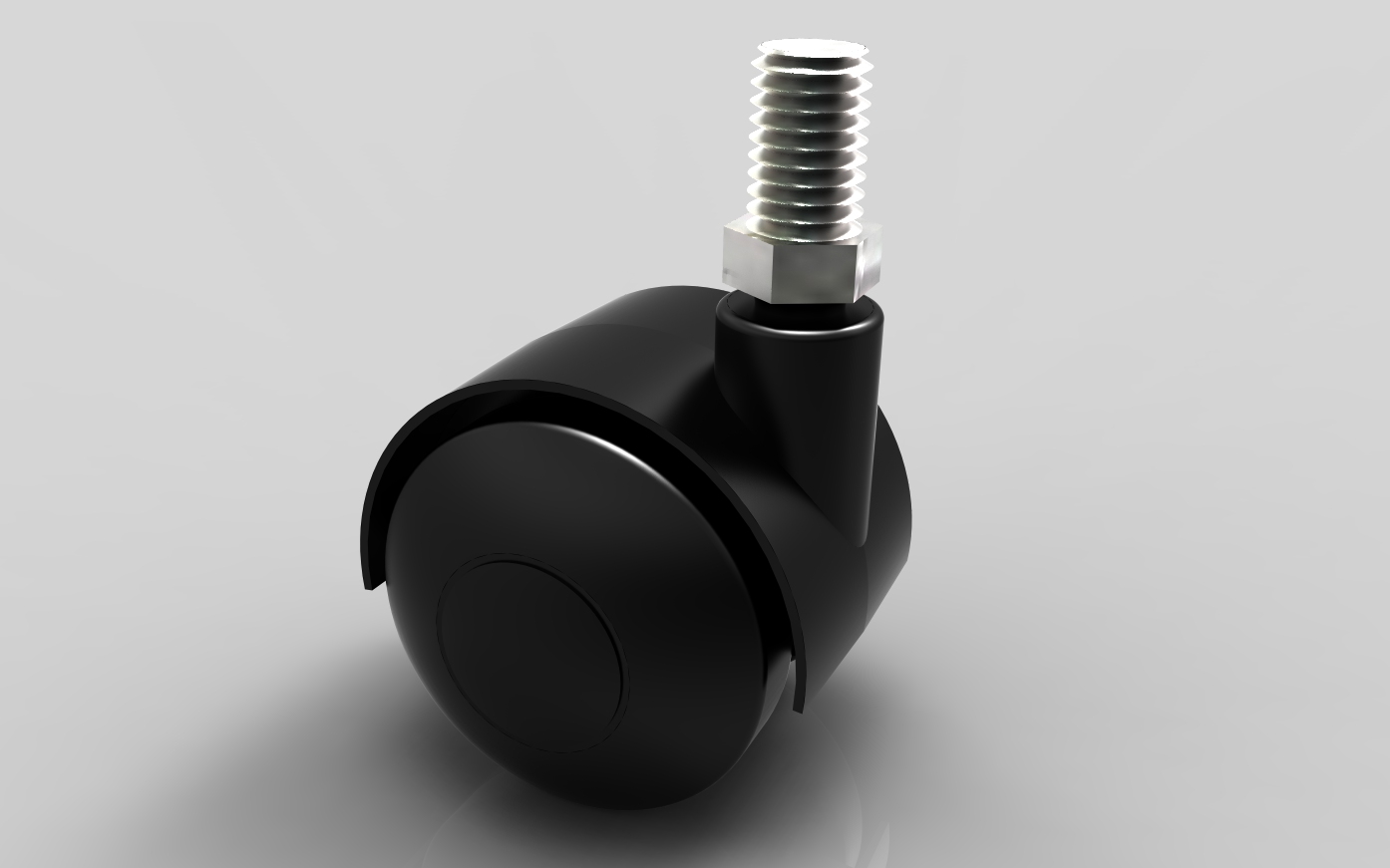 旋转脚轮【彩红网3D模型-caired.com】