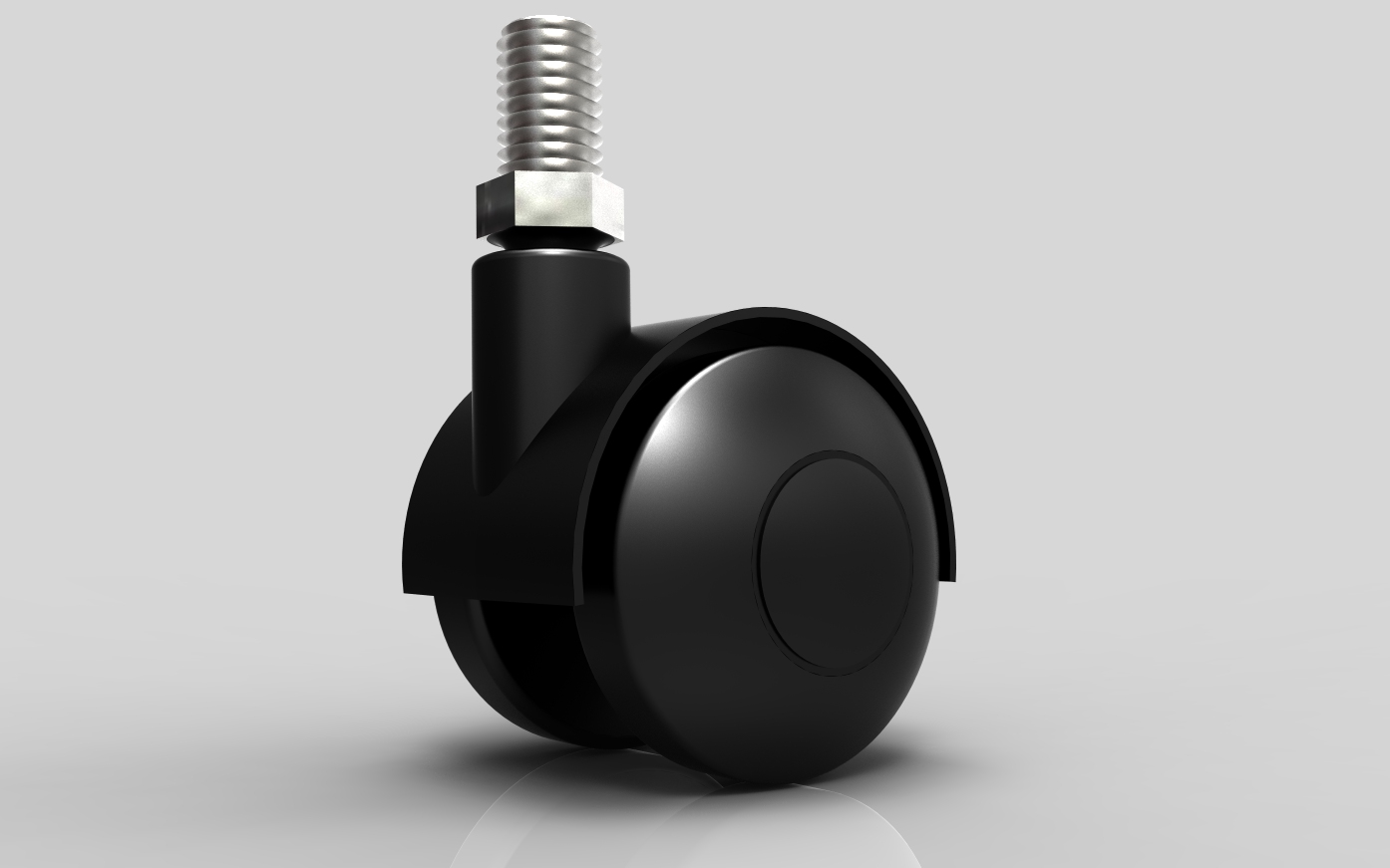 旋转脚轮【彩红网3D模型-caired.com】