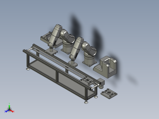端子组合机3D模型
