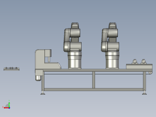 端子组合机3D模型后视缩略图
