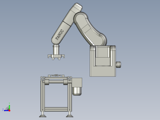 端子组合机3D模型右视缩略图