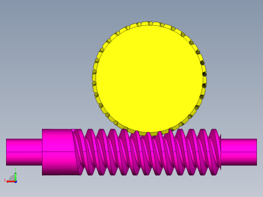 齿轮传动模拟后视缩略图