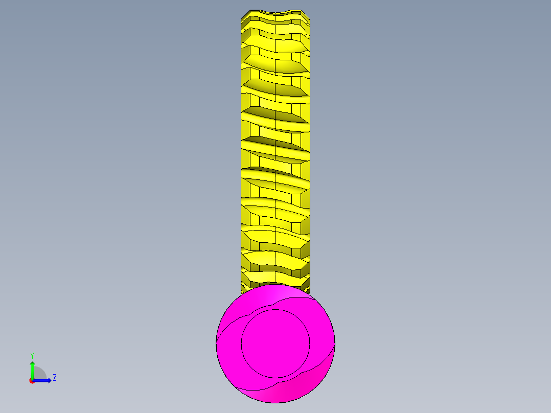 齿轮传动模拟左视图