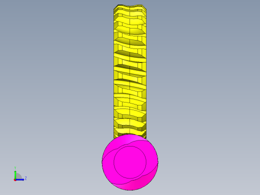 齿轮传动模拟左视缩略图
