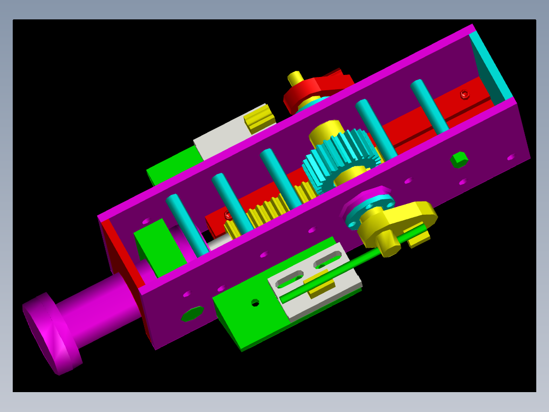 纬丝机组实体 液压站省略