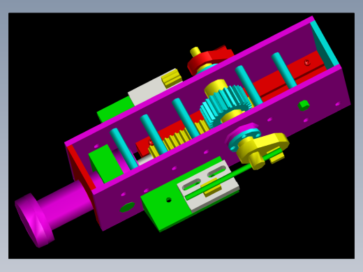 纬丝机组实体 液压站省略