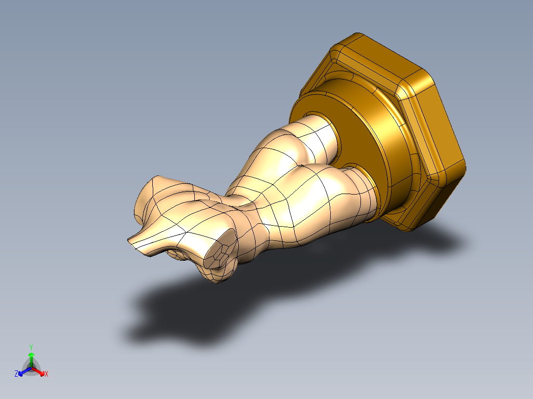 女模特正等轴测图