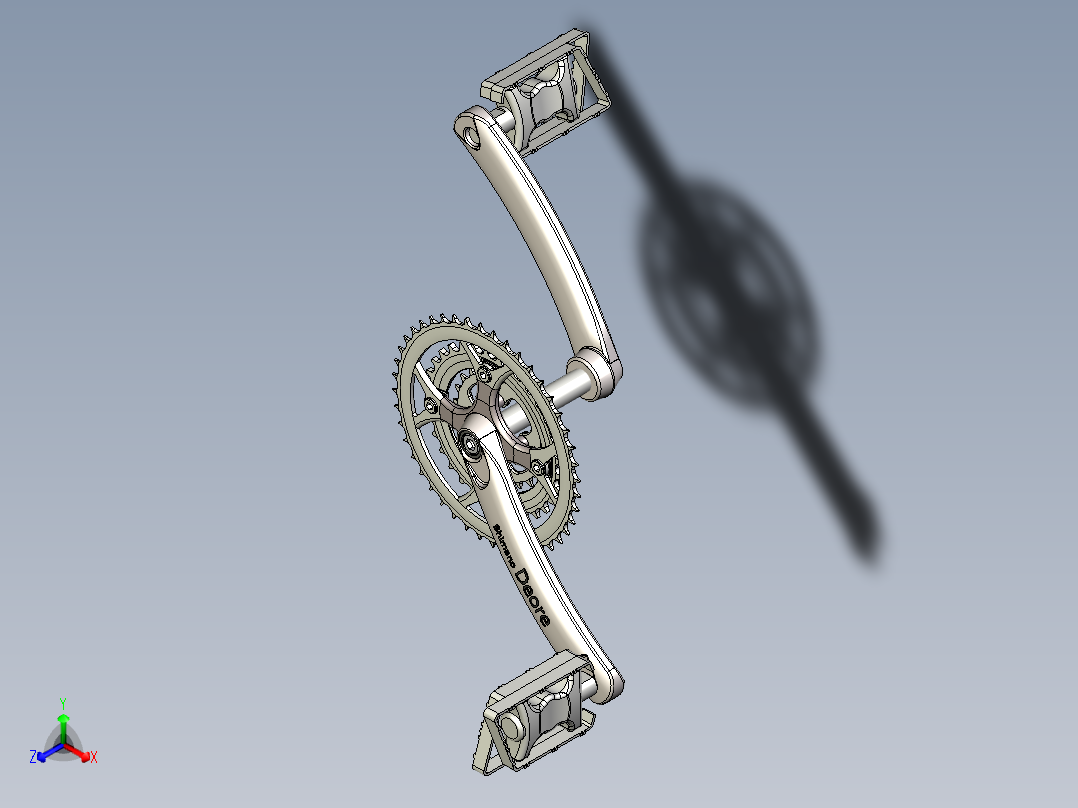 自行车脚踏组件