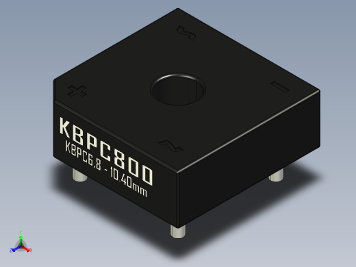 桥式整流器-KBPC6,8_Nonmal_Size主视缩略图