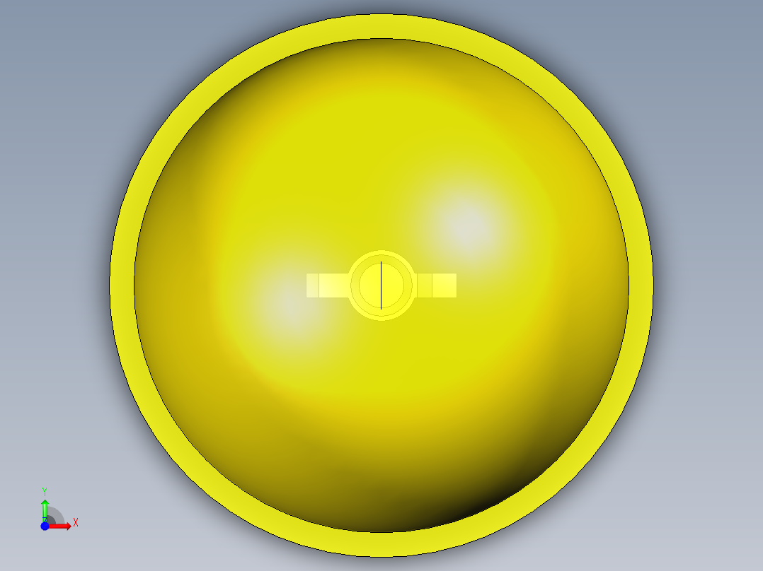 LED_Round_Yellow_D10.0mm前视图