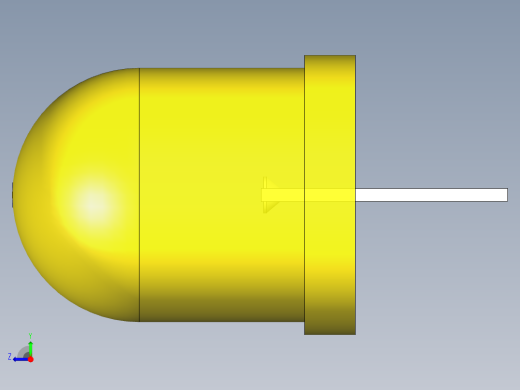 LED_Round_Yellow_D10.0mm右视缩略图