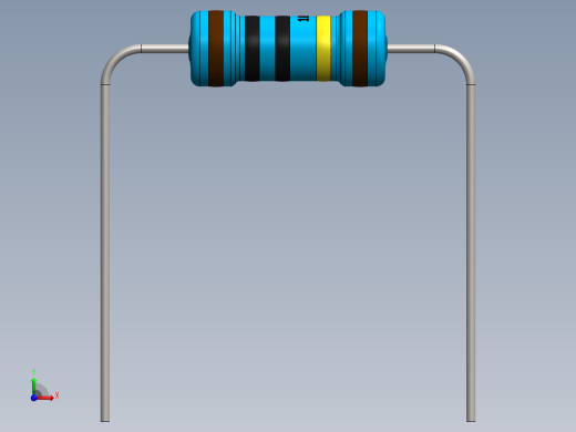 电容器 二极管 电阻器-Resistor 1M Ohm 1 Watt前视缩略图