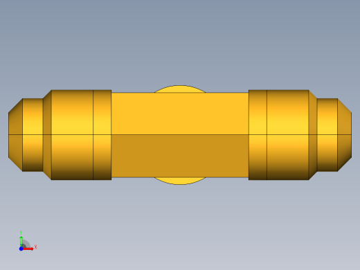 扩口式工业通用硬管接头Male Branch Tee 145F-5-4前视缩略图