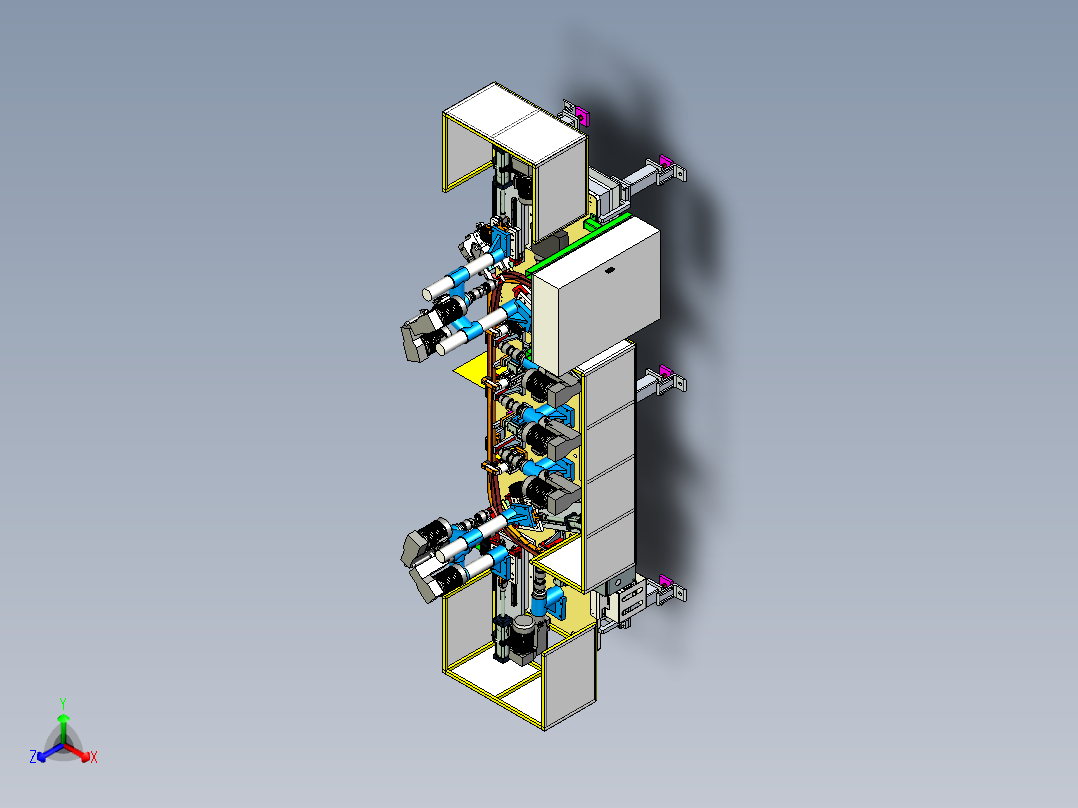 汽车行业-东风货车骨架自动钻孔机