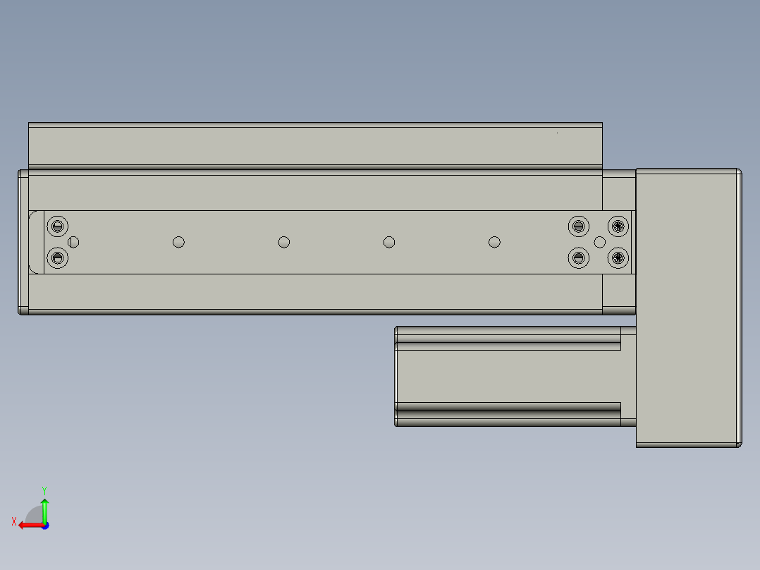 VF丝杆传动-一般环境VT5-S80-BL后视图