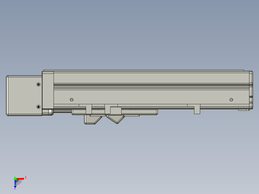 VF丝杆传动-一般环境VT5-S80-BL俯视图
