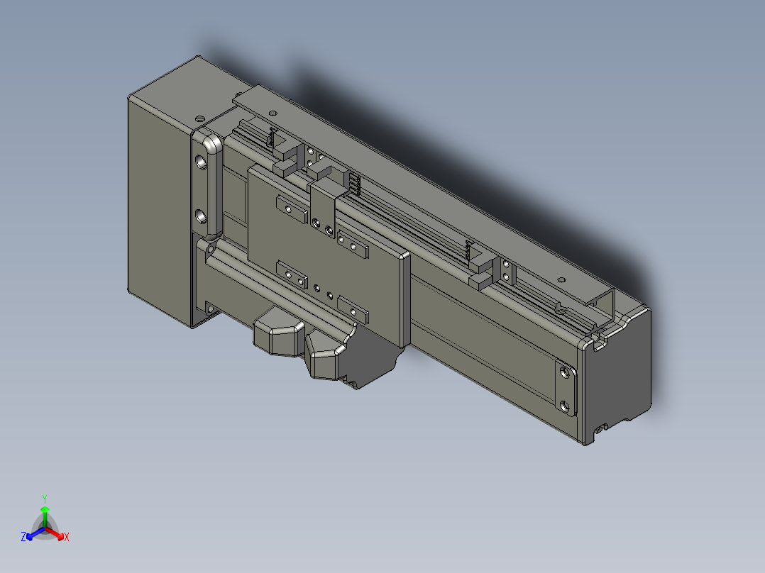 VF丝杆传动-一般环境VT5-S80-BL正等轴测图