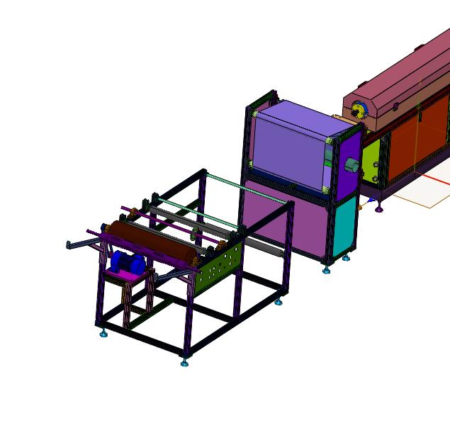 无纺布熔喷挤出收卷机