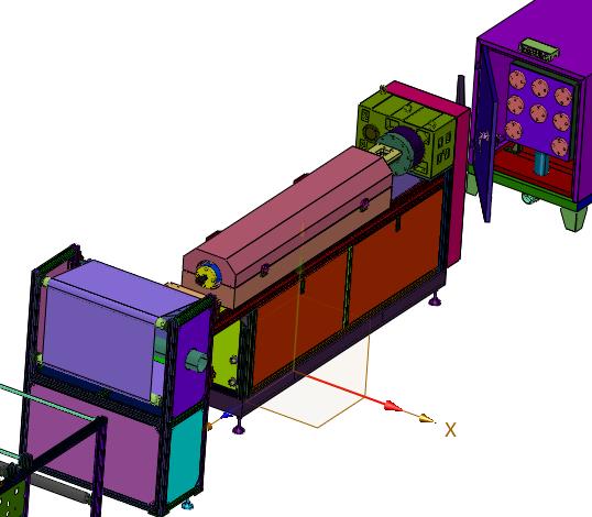 无纺布熔喷挤出收卷机