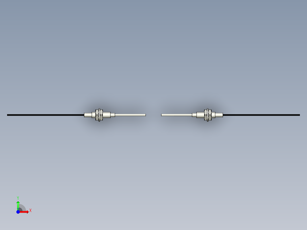 光纤元件对射型FT-D419-S前视图