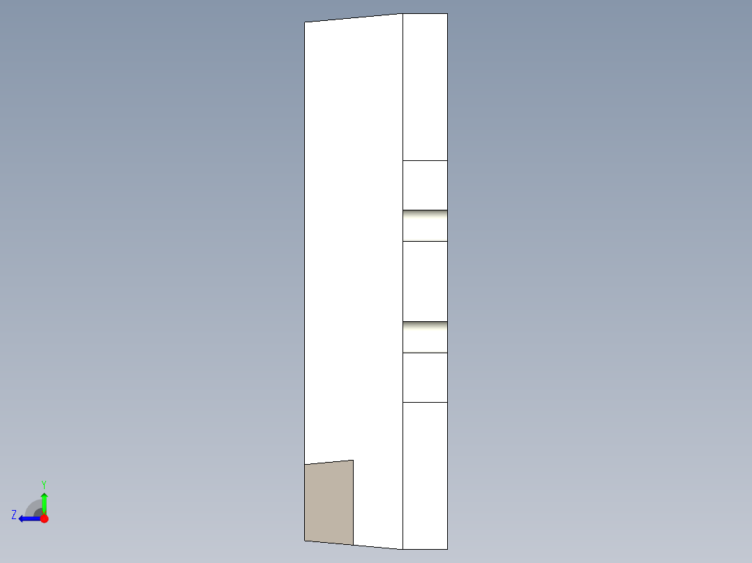 LED SMD 5730，尺寸机身4.70 x 3.00 x 0.80毫米右视图