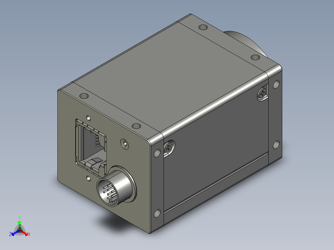 大恒相机镜头Daheng_ME2P-G-P_3D_Drawing多系列图纸