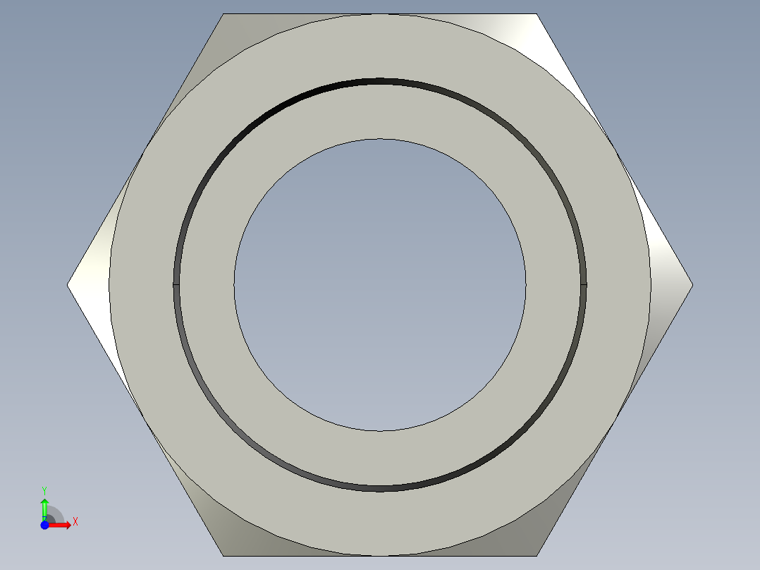卡套式工业通用硬管接头16_gbu-s前视图
