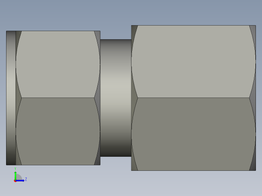 卡套式工业通用硬管接头16_gbu-s左视缩略图
