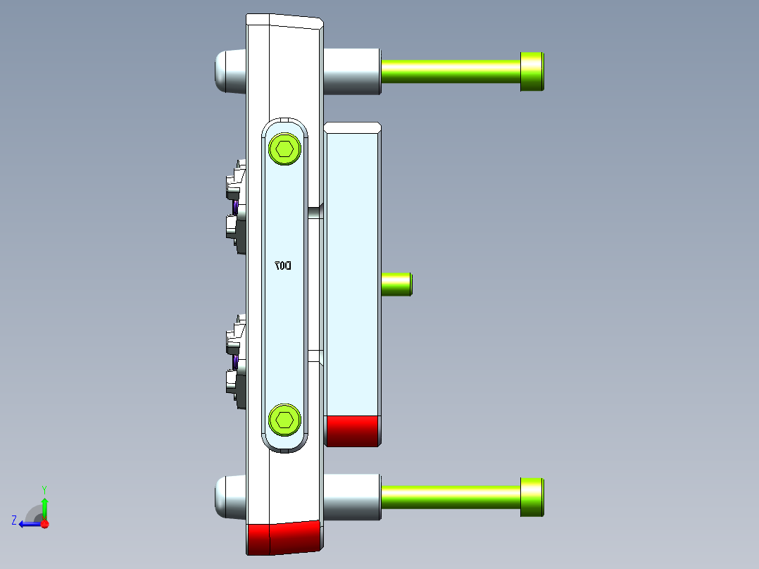 埋钉治具右视图