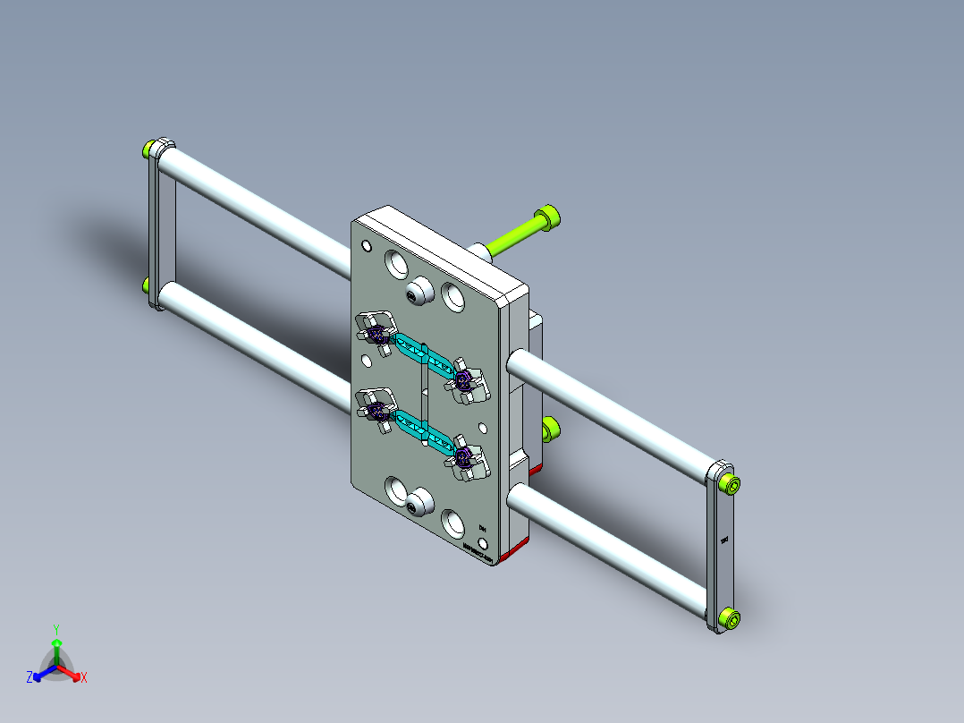 埋钉治具正等轴测图
