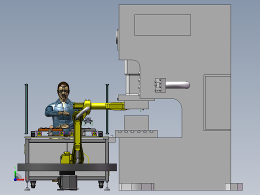 上料冲压设备前视缩略图