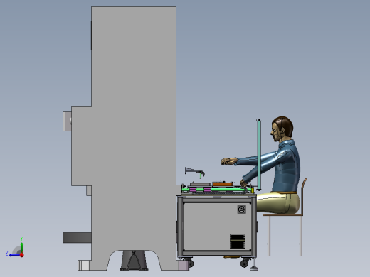 上料冲压设备右视缩略图