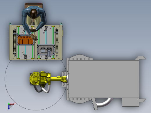 上料冲压设备俯视缩略图