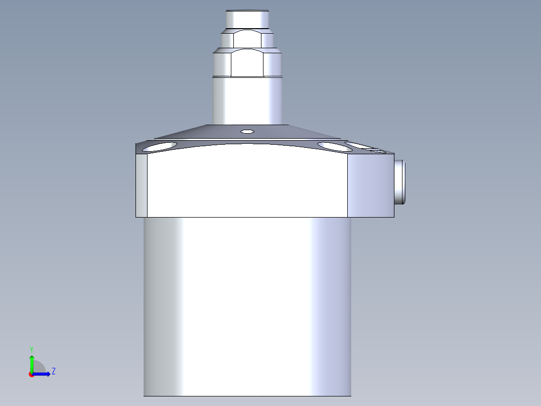 KOSMEKLC0652-CxM-E多系列多零件图纸模型左视图