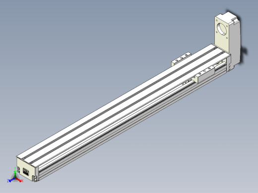 TPA-KNR-60E-1205C-L500A1-MU-H10-N3线性模块铝制底座正等轴测缩略图