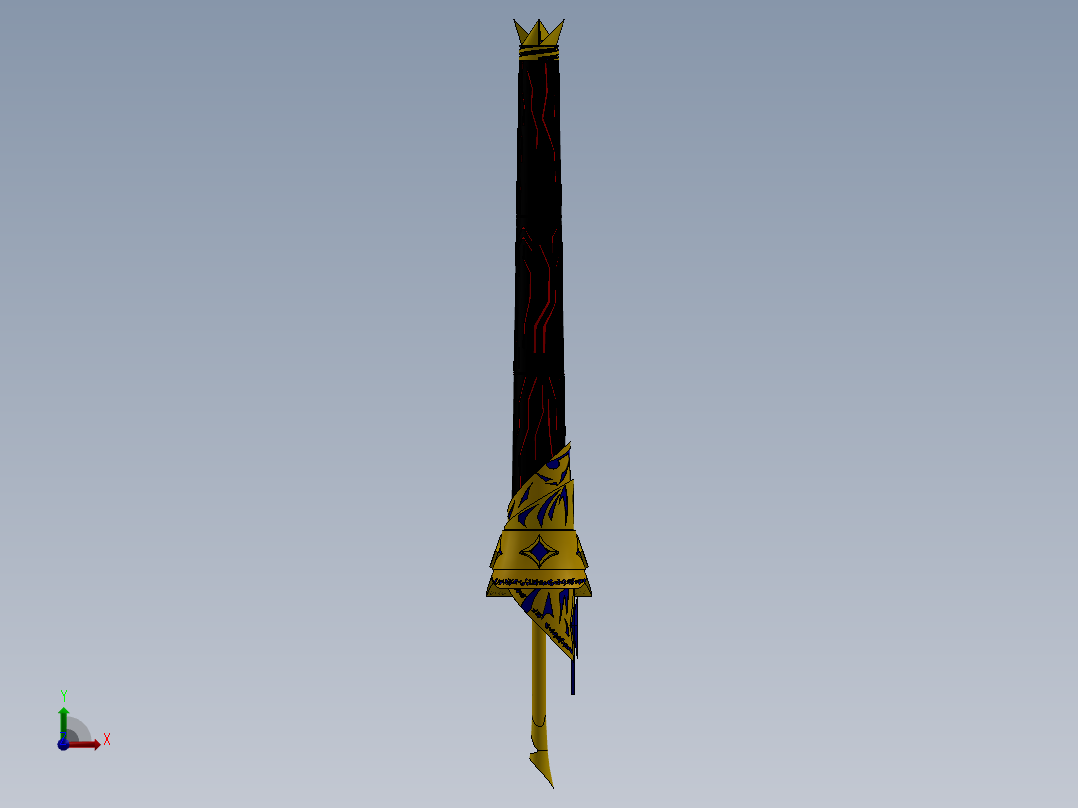 剑、宝剑(93)前视图