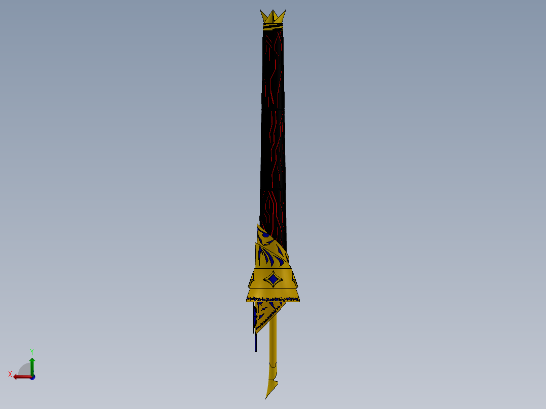 剑、宝剑(93)后视图